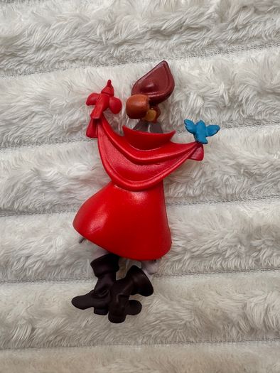 Disney Sleeping Beauty Owl As Prince Phillip aprox. 10.5 cm. Used Please see photos