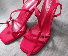 Boohoo red heels