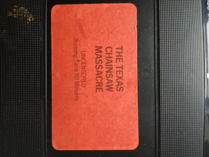 The Texas Chain Saw Massacre Pre Cert On Iver Film Services UK 1974 VHS Pal FF 30 No. 22