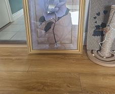 Gold frame flower picture lovely piece