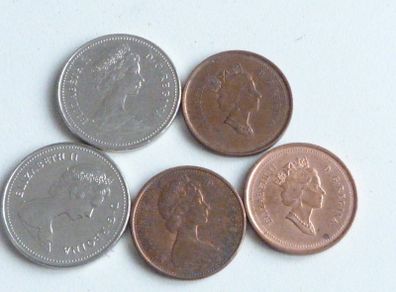 Uncirculated Canadian coins