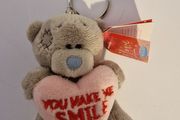 Me to You Tatty Teddy Keyring - BNWT - "You Make Me Smile"