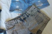 Denim shorts