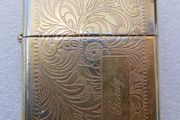 Vintage VENETIAN Engraved Zippo  Lighter Bradford