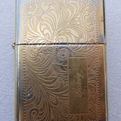 Vintage VENETIAN Engraved Zippo  Lighter Bradford