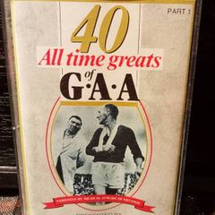 1990. 40 All Time Greats Of G.A.A Part 1. Cassette Tape.