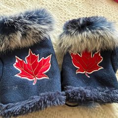 Fur Fingerless Gloves / Mittens