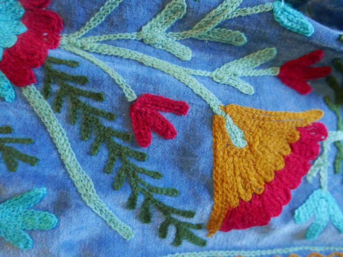 Velvet embroidered jacket size L