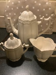 Coach House Tea /Coffee Pot , Milk & Sugar Set