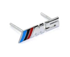 1X 3D M5 Metal Chrome Car Front Grill BMW M Performance Sport Badge Grille Emblem For M3 M5 X1 X3 X5 X6 E30 E90 E84 E83 F25 E91 E60 F15 F16 E70 F30 F20