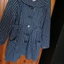 Swing style coat, NAVY Polka dot by NEXT age 11/12 Image 2