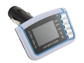New Car FM MP3 Transmitter With Micro USB TF Slot Card Remote Control Cable #380
