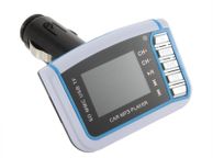 main image for ad New Car FM MP3 Transmitter With Micro USB TF Slot Card Remote Control Cable #380