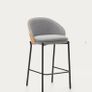 Kitchen Island and Kave Home Eamy stools x 4 Image 5