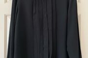 Size 14 Ladies Black Blouse by Paul Costelloe
