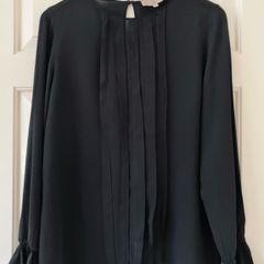 Size 14 Ladies Black Blouse by Paul Costelloe