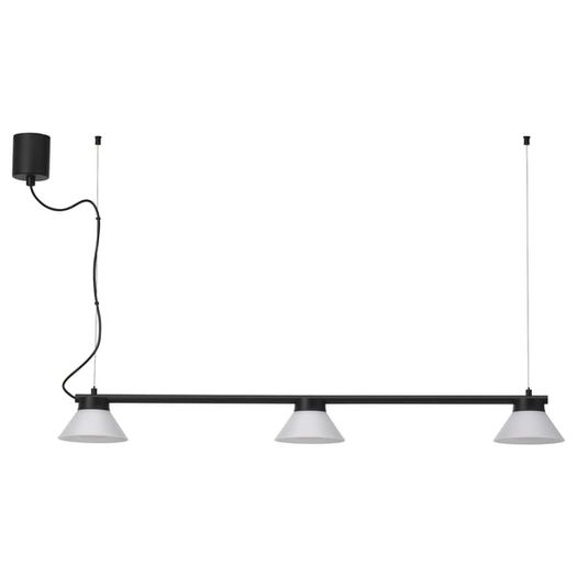 IKEA SAMBORD Pendant Light / Ceiling Rail with 3 Spotlights - Black (505.869.61)