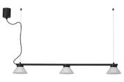 IKEA SAMBORD Pendant Light / Ceiling Rail with 3 Spotlights - Black (505.869.61)