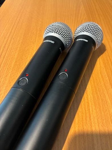 Shure Wireless Dual Vocal System with two PG58 Handheld Transmitters