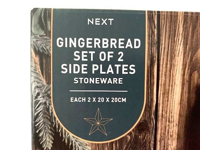 NEXT Gingerbread Plates