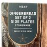 NEXT Gingerbread Plates Image 4