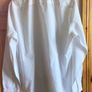 Mens Next Smart Plain White long sleeve Slim fit Shirt 17" Collar Includes Postage Image 3