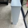 MDF radiator cover in light matte grey Image 3