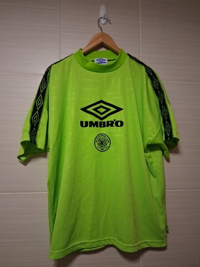 Celtic Jersey. Official Umbro Mens Training Jersey From The 1990s. Authentic Original. Not A Modern Day Remake. Collect In Dublin Or Receive Via Post.
