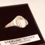 Vintage Silver Signet Ring Image 3