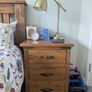 Two Galveston Bedside Locker | 3 Drawer | Solid Wood Image 2