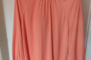 Brand new Gallery orange long sleeve blouse size UK18 EU46 Postage included