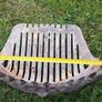 heavy-duty cast iron grate and front grate Image 10