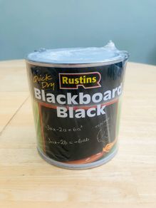 Rustins Blackboard Black Paint 1ltr