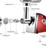 Electric Meat Mincer Grinder and Sausage Maker,Powerful 2800 Watt Copper Motor MULTIPLE COLOURS AVAILABLE (FREE POSTAGE) Image 4