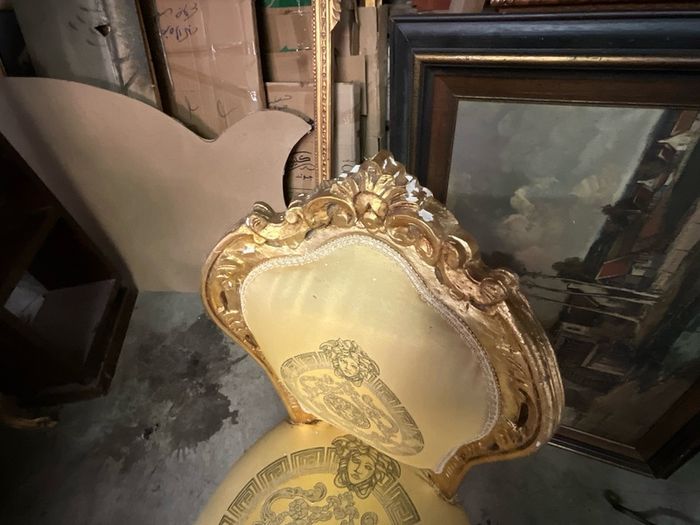 Gold gilt chair