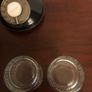 Two Vintage Bark Design White friers Whiskey Glasses Image 4