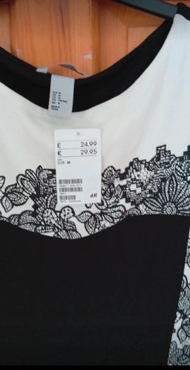 new black & white dress H&M