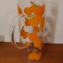 Fabulous Clear Glass Pitcher with Oranges Pattern- Perfect for Pimms on the Lawn or Any Other Special Occasion! Image 4
