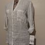 Zara White Linen Top, New With Tags Image 7