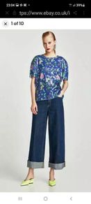 zara trafaluc sequin top