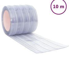 Door Curtain Transparent 200 mmx1.6 mm 10 m PVC