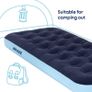 NEW SALE | Inflatable Flocked Airbed - Quick Inflation & Deflation Mattress - Lightweight Comfortable Perfect For Camping,Hiking, Caravan, Guest Bed - Waterproof Portable Image 5