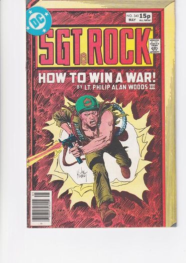 Sgt. Rock #340 How To Win A War 1980 Dc Bronze Age Comic