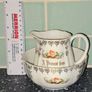 Kingstown / Dun Laoghaire souvenir  jug and bowl. Image 3