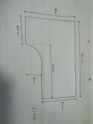 Beech Radial Desk
