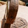 Awesome 19th Century  Black Forest Carved Wood Pocket Watch Display Pocket Watch Box / Stand Image 9