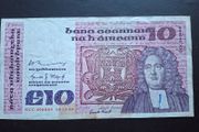 The Central Bank of Ireland. B Series 10 Pounds (1980)