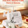 2 3 4 Thread Overlocker Sewing Machine with Differential Feed and LED Light Image 4
