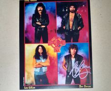 Black Sabbath signed photo by Bev Bevan
