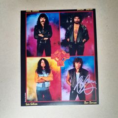 Black Sabbath signed photo by Bev Bevan